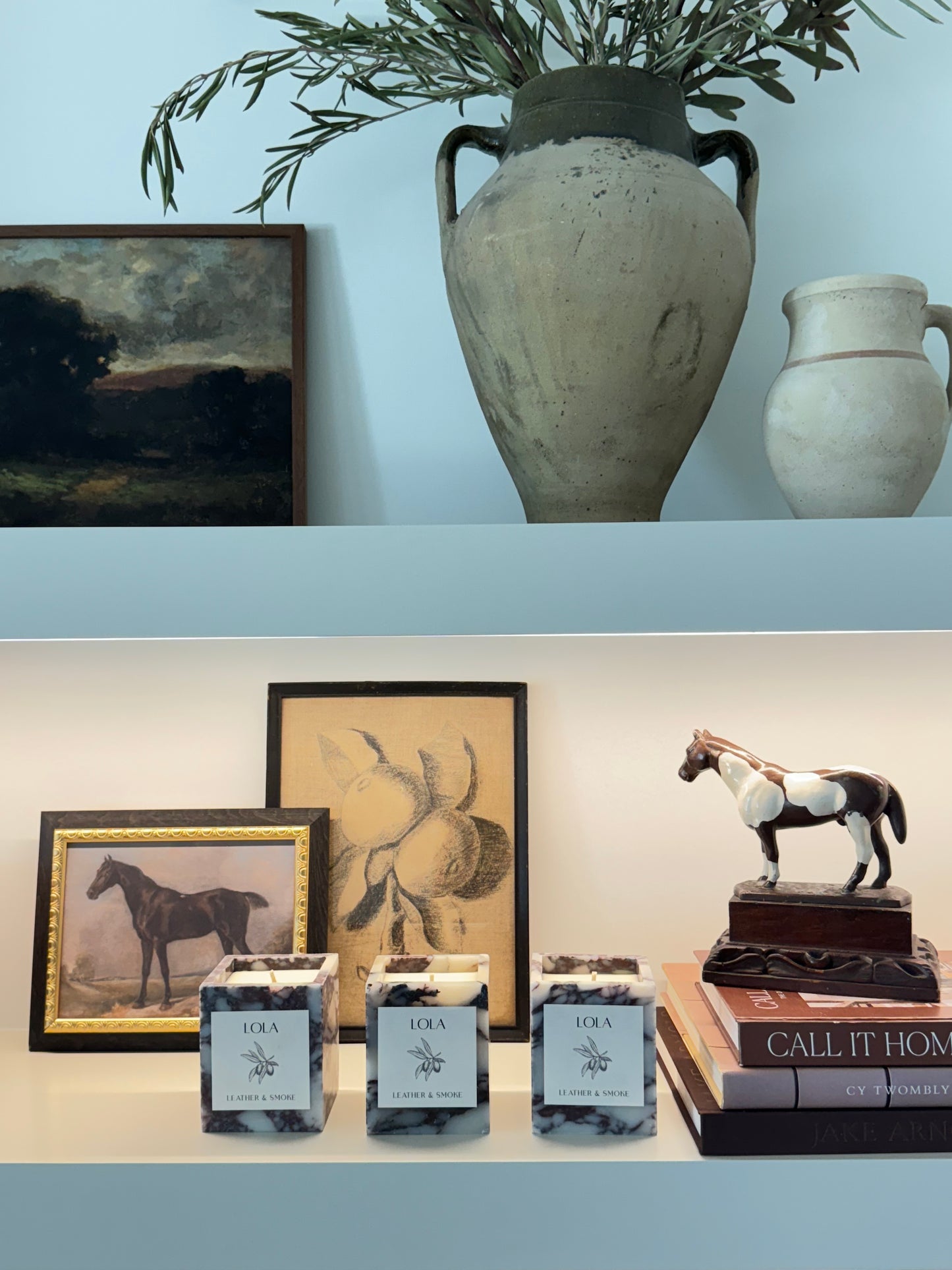 Shop LOLA Leather & Smoke Candle