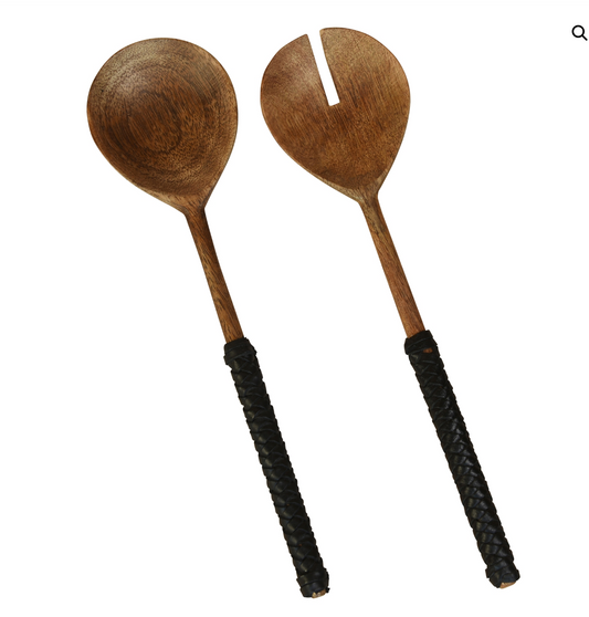 Burke Woven Handle Salad Servers