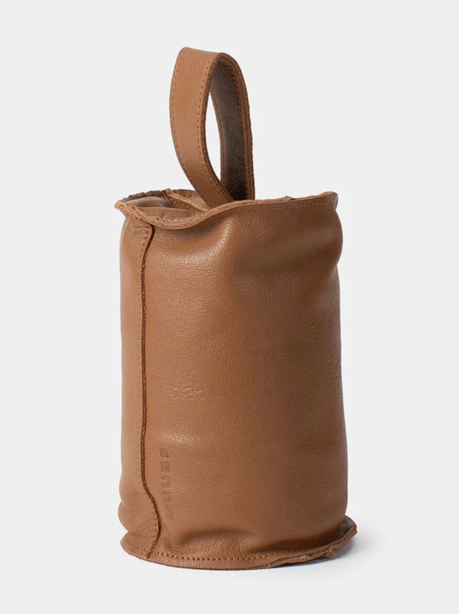 Danish Leather Door Stop