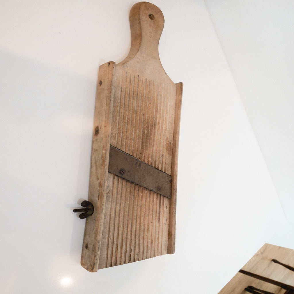 Vintage Wood Mandoline Slicer