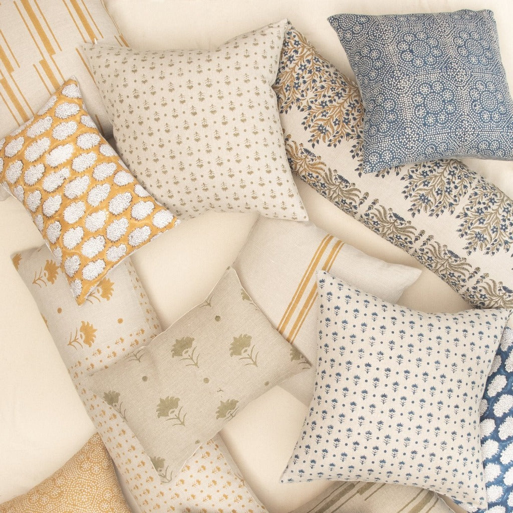 Swanee Pistachio Print Pillow