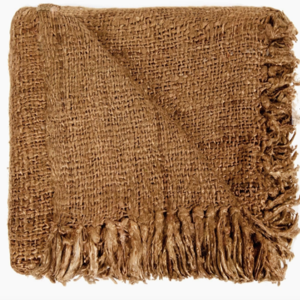 Fall Auburn Copper Throw Blanket