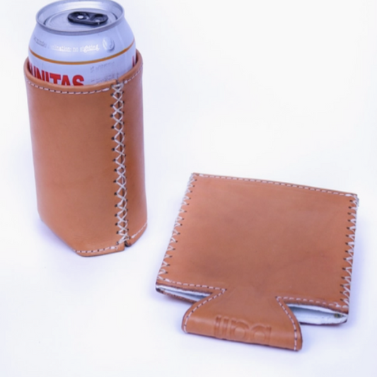 Leather Can Cooler