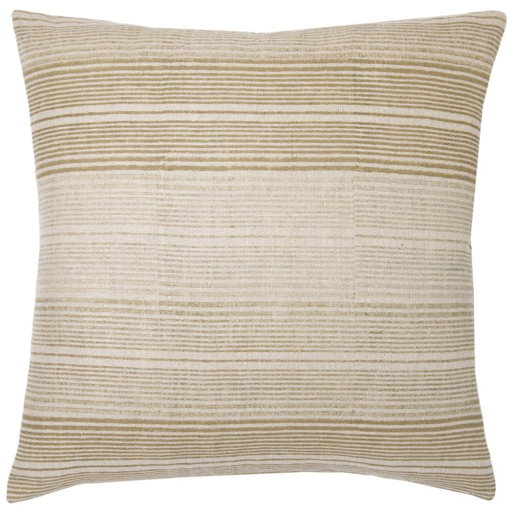 Shades of Pistachio Linen Pillow