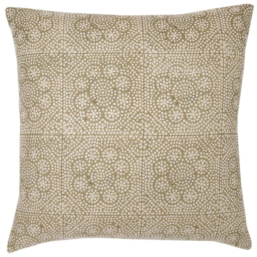 Mandala Block Print Pillow